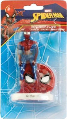 3D-Torten-/Kuchenkerze Spider-Man