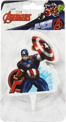 Torten-/Kuchenkerze Marvel Avengers Captain America