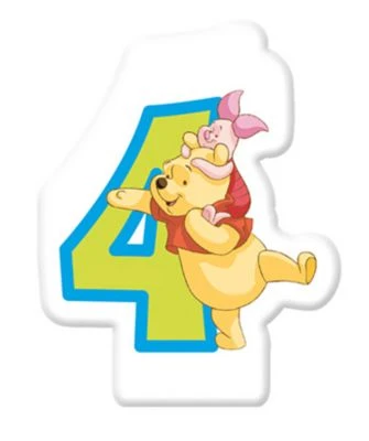 Procos Kuchenkerze Zahl 4 Disney Winnie Puuh Alphabet 1 Procos Kuchenkerze Zahl 4 Disney Winnie Puuh Alphabet
