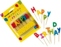 Procos Kuchenkerzen Happy Birthday. 13-tlg.