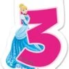 Procos Kuchenkerze Zahl 3 Disney Princess Dreaming