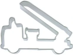 STÄDTER Ausstechform Keksausstecher Feuerwehrauto, 7 Cm