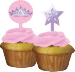 PARTYSTROLCHE® 12 Muffinpicker Prinzessinnen-Party