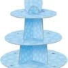Unique Cupcake-Ständer Blau, 3 Platten
