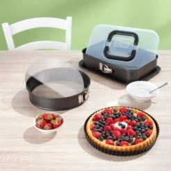 Kaiser Backformen Springform Rechteckig Transporthaube Polyester/Kunststoff, Springform Metall Bake & Take -Backfreude Angebote Store 22391549 03