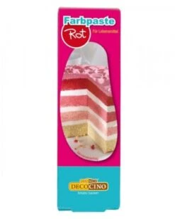 Dekoback Rote Farbpaste Zum Einfärben Von Lebensmitteln Backzubehör