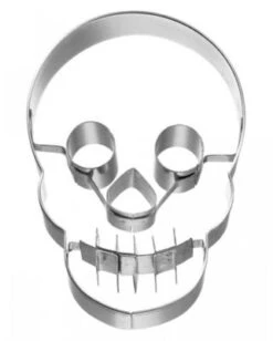 Ausstecher Totenkopf 7cm | Edelstahl Backzubehör