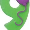 PARTYSTROLCHE® Zahlenkerze Luftballon 9, 9 Cm