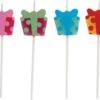 PARTYSTROLCHE® Kerzenpicker Kuchenkerzen Mini Geschenk, 5 Stück