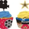 PARTYSTROLCHE® Muffinset Banderolen & Picker Hollywood, 24-tlg.