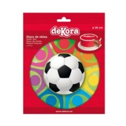 DeKora Essbarer Tortenaufleger Mit Fußball Aufdruck 20cm -Backfreude Angebote Store 26461981 03