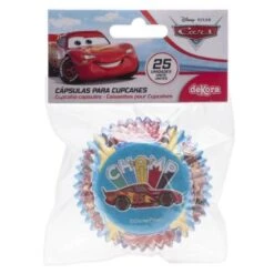 DeKora Muffinschalen Cars Für Muffins Und Cupcakes, 5cm Durchmesser, 25 Stück -Backfreude Angebote Store 26462009 04