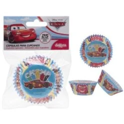DeKora Muffinschalen Cars Für Muffins Und Cupcakes, 5cm Durchmesser, 25 Stück -Backfreude Angebote Store 26462009 05