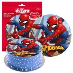 Essbare Tortenaufleger Spiderman 20cm