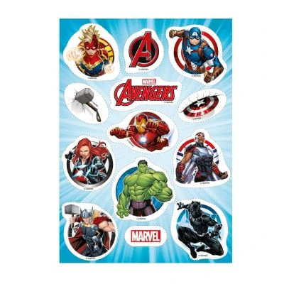 DeKora Essbare Mini-Tortenaufleger Avengers Hulk Thor Iron Man 1 DeKora Essbare Mini-Tortenaufleger Avengers Hulk Thor Iron Man
