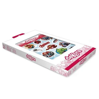 DeKora Essbare Mini-Tortenaufleger Avengers Hulk Thor Iron Man 4 DeKora Essbare Mini-Tortenaufleger Avengers Hulk Thor Iron Man – Bild 4