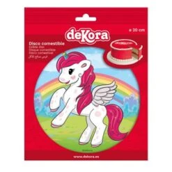 DeKora Essbare Tortenaufleger Einhorn 20cm 7 DeKora Essbare Tortenaufleger Einhorn 20cm -Backfreude Angebote Store 26462048 04