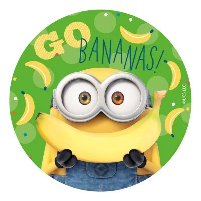 DeKora Essbare Tortenaufleger Minions 20cm 1 DeKora Essbare Tortenaufleger Minions 20cm