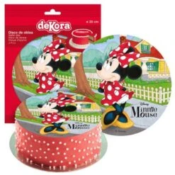 DeKora Essbare Tortenaufleger Disney Minnie Mouse 20cm