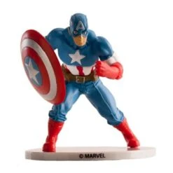 DeKora Tortendeko Figur Captain America Von Den Avengers, 8,5cm