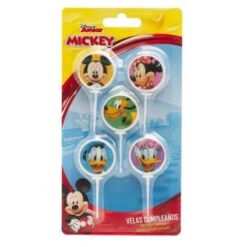 DeKora Geburtstagskerzen Rund Disney Mickey Minnie Mouse, 5 Stück -Backfreude Angebote Store 26597076 04