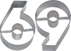 STÄDTER Ausstechform Keksausstecher Zahl 9, 6,5 Cm