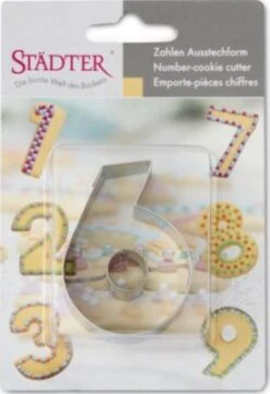 STÄDTER Ausstechform Keksausstecher Zahl 9, 6,5 Cm -Backfreude Angebote Store 26597257 06