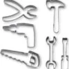 STÄDTER Ausstechformen Keksausstecher In Der Werkstatt, 7,5–9 Cm, 6 Stück