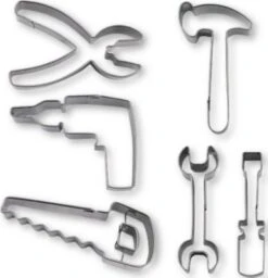 STÄDTER Ausstechformen Keksausstecher In Der Werkstatt, 7,5–9 Cm, 6 Stück