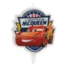 DeKora Geburtstagskerze Mit Cars Lightning McQueen, 7.5cm, Tortendeko Kindergeburtstag