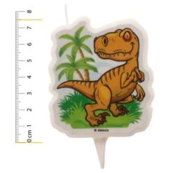 DeKora Geburtstagskerze Dinosaurier 7cm Als Tortendeko Zum Kindergeburtstag -Backfreude Angebote Store 27185516 03