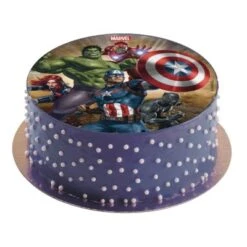 DeKora Essbare Tortenaufleger Avengers Hulk Captain America 16cm -Backfreude Angebote Store 27722243 04