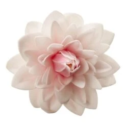 DeKora Dahlie Tortendeko Essbare Blumen Für Torte Aus Oblate-12,5 Cm, Esspapier, 12,5 Cm