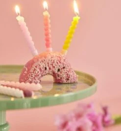 Rice Kuchenkerzen Gedreht Mit Halter, 12 Stück In Verschiedenen Pinktönen -Backfreude Angebote Store 28912699 03