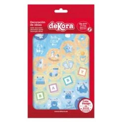 DeKora Essbare Mini-Tortenaufleger Babyparty