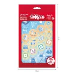 DeKora Essbare Mini-Tortenaufleger Babyparty -Backfreude Angebote Store 29628277 03