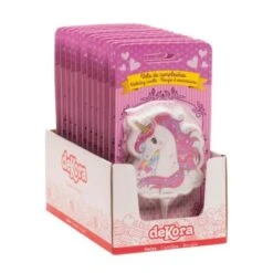 DeKora Geburtstagskerze Einhorn 7cm Als Tortendeko Zum Kindergeburtstag -Backfreude Angebote Store 29665482 04