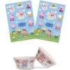DeKora 2er Set Peppa Wutz Muffinaufleger + Muffinschalen