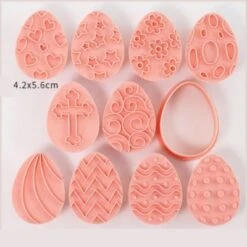 Vicabo Ausstechformen Ostereier,10 Stück Backzubehör Für Kinder -Backfreude Angebote Store 29875772 06