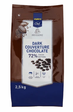 METRO Chef Kuvertüre Buttons Dunkle Schokolade 55 % Kakaomasse (2,5 Kg) -Backfreude Angebote Store 2fabe674 735e 4509 949a cf27335209a4