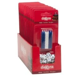 DeKora Geburtstagskerzen Fußball WM, 6 Stück -Backfreude Angebote Store 30136845 03