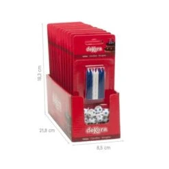 DeKora Geburtstagskerzen Fußball WM, 6 Stück -Backfreude Angebote Store 30136845 04
