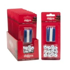 DeKora Geburtstagskerzen Fußball WM, 6 Stück -Backfreude Angebote Store 30136845 06