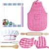 Syntek Backkochset Für Kinder Kinder Backen Kleidung Kuchen Kleidung Schürze Form Set