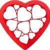 Ausstecher Cookie Puzzle Hearts