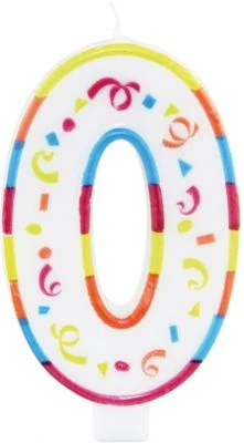 Folat XL-Zahlenkerze 0